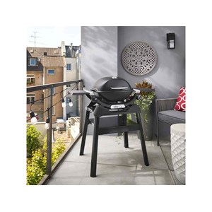 Barbecue à gaz q 1200n noir avec pied + spatule - weber