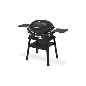 Barbecue à gaz q 2200n noir avec pied + rôtissoire - weber