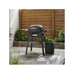 Barbecue à gaz q 2200n noir avec pied + rôtissoire - weber