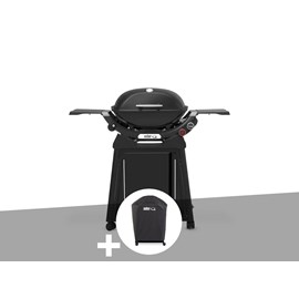 Barbecue à gaz q 2800n+ chariot noir + housse - weber