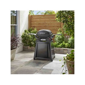 Barbecue à gaz q 2800n+ chariot noir + housse + spatule - weber