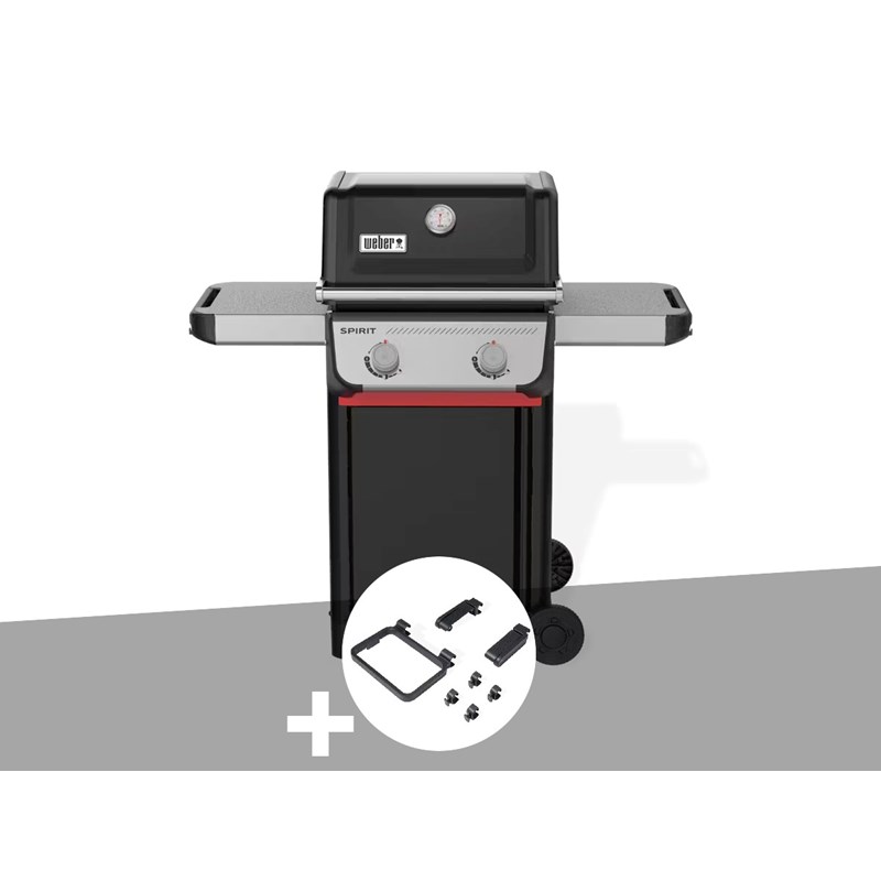 Weber - Barbecue à gaz spirit e-210 + set d'accessoires clipsables weber works - weber