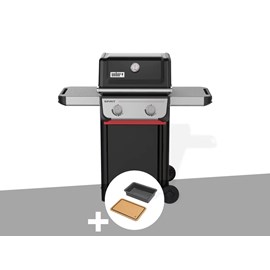 Barbecue à gaz spirit e-210 + bac et planche à découper weber works - weber