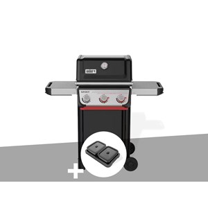 Barbecue à gaz spirit e-325 + kit de préparation et de service - weber