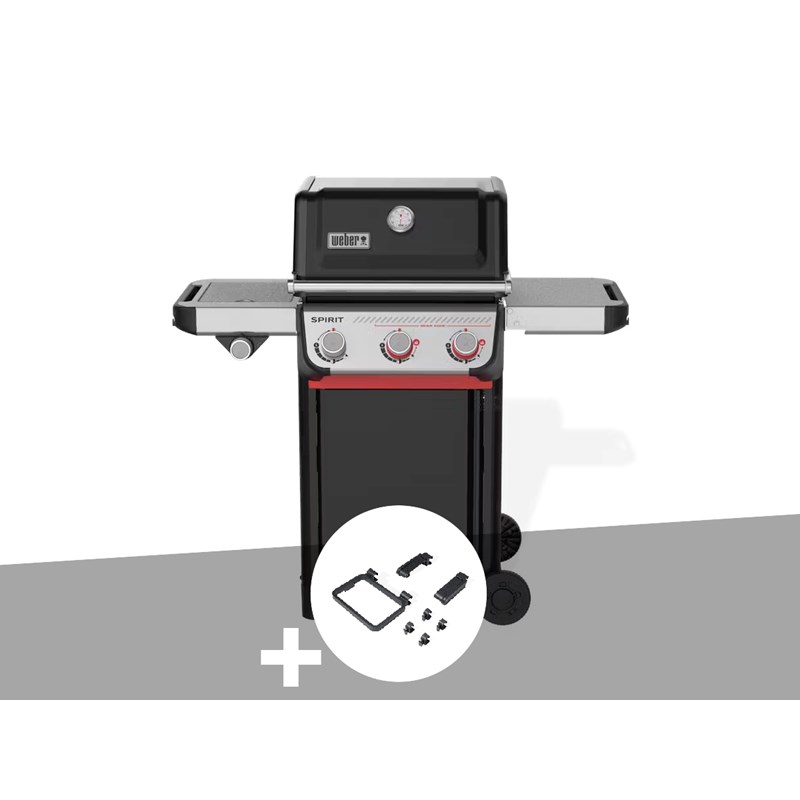 Weber - Barbecue à gaz spirit e-335 + set d'accessoires clipsables weber works - weber
