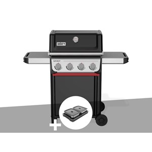 Barbecue à gaz spirit e-410 + kit de préparation et de service - weber