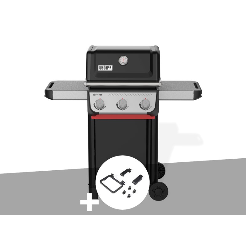 Weber - Barbecue à gaz spirit e-310 + set d'accessoires clipsables - weber