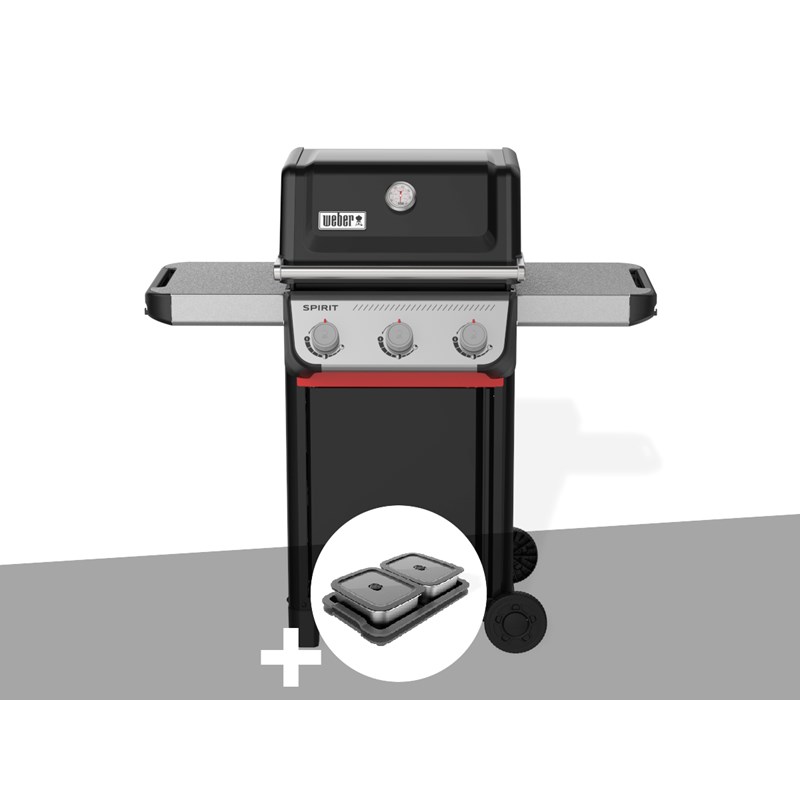 Weber - Barbecue à gaz spirit e-310 + kit de préparation et de service - weber