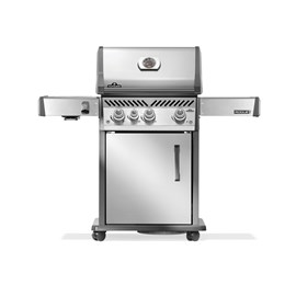 Barbecue à gaz rogue pro inox 3 brûleurs + 1 sizzle zone - napoléon