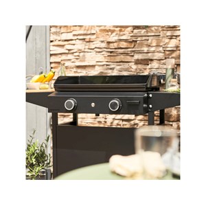 Plancha gaz origin 60 acier châssis inox - forge adour