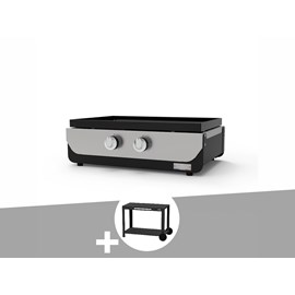 Plancha original gaz 260 duo + desserte - le marquier
