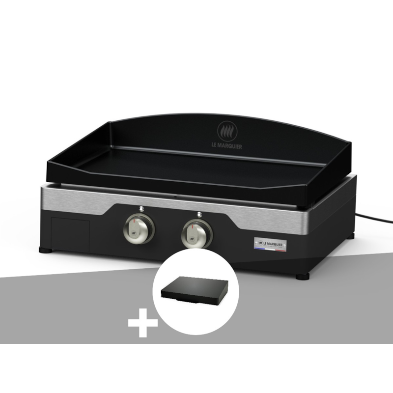 Le Marquier - Kit plancha électrique allure 260 duo le marquier + couvercle