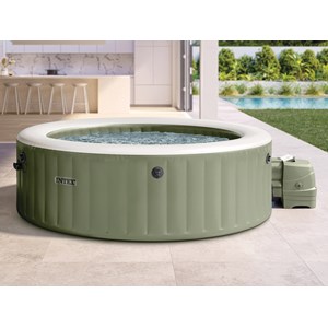 Spa gonflable purespa olive rond bulles 6 places - intex