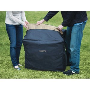 Spa gonflable purespa chevron carré bulles 4 places - intex