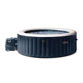 Spa gonflable purespa blue navy rond bulles 6 places - intex