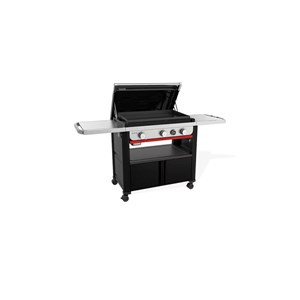 Plancha gaz slate 76 cm sur chariot - weber