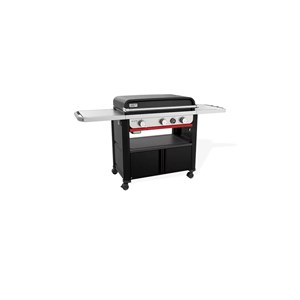 Plancha gaz slate 76 cm sur chariot - weber