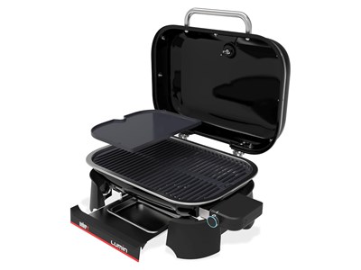 Barbecue électrique lumin + plancha noire - weber