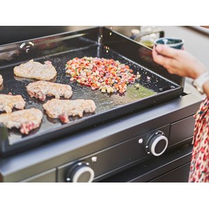 Plancha électrique modern 60 acier noir - forge adour