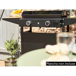 Chariot en acier fermé noir origin 60 - forge adour