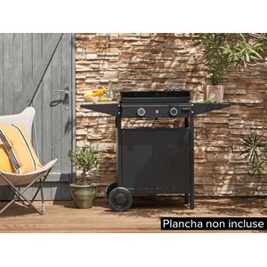 Chariot en acier fermé noir origin 60 - forge adour