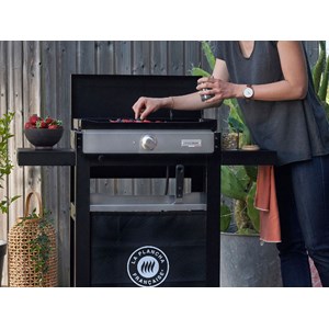 Plancha la petite française électrique 150 duo sur chariot - le marquier