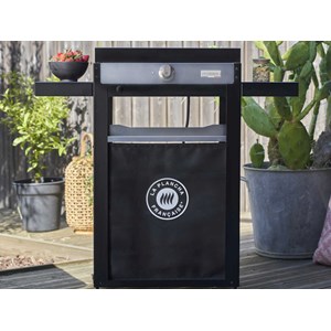 Plancha la petite française électrique 150 duo sur chariot - le marquier