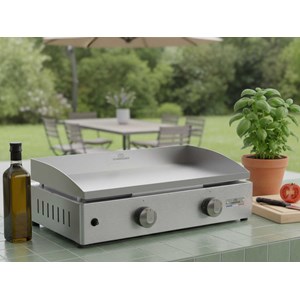 Plancha inox gaz 260 – le marquier