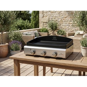 Plancha à gaz amalia pro 360 inox - le marquier