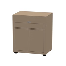 Meuble cuisine extérieure avec tiroir- 80 x 55 cm – taupe – le marquier