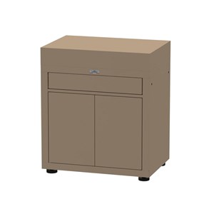 Meuble cuisine extérieure taupe avec tiroir 80 x 55 cm - le marquier