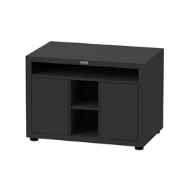 Meuble cuisson xl pour cuisine extérieure - 110 x 70 cm – noir – le marquier