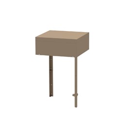 Support d'angle taupe pour cuisine extérieure – le marquier