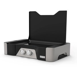 Plancha exclusive électrique 260 duo avec couvercle – le marquier