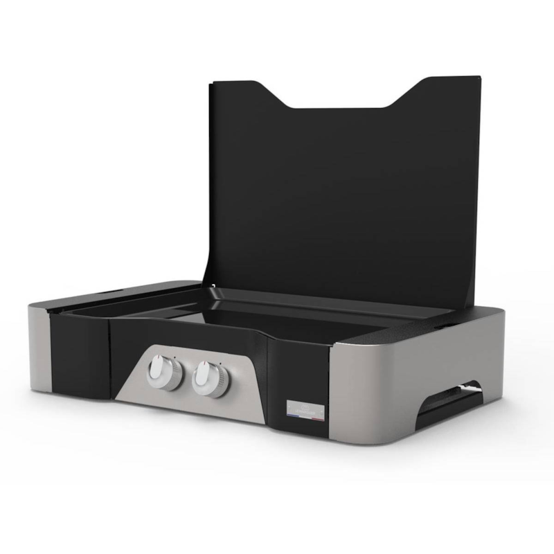 Plancha électrique exclusive 260 duo avec couvercle - le marquier