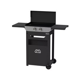 Plancha original gaz 260 duo sur chariot - le marquier