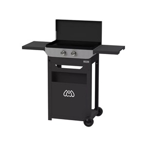 Plancha original gaz 260 duo sur chariot - le marquier