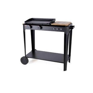 Plancha gaz sur chariot hendaye 250 - somagic