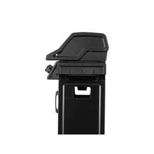 Barbecue gaz freestyle noir 3 brûleurs avec porte et brûleurs inox - napoléon