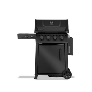 Barbecue gaz freestyle noir 4 brûleurs + 1 sizzle zone série phantom - napoléon