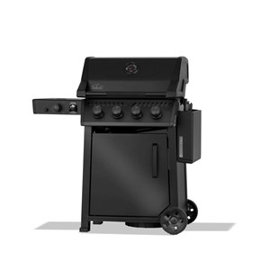 Barbecue gaz freestyle noir 4 brûleurs + 1 sizzle zone série phantom - napoléon