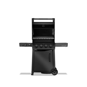 Barbecue gaz freestyle noir 4 brûleurs + 1 sizzle zone série phantom - napoléon