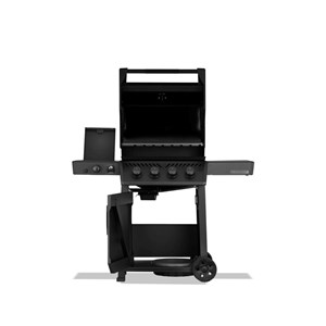 Barbecue gaz freestyle noir 4 brûleurs + 1 sizzle zone série phantom - napoléon