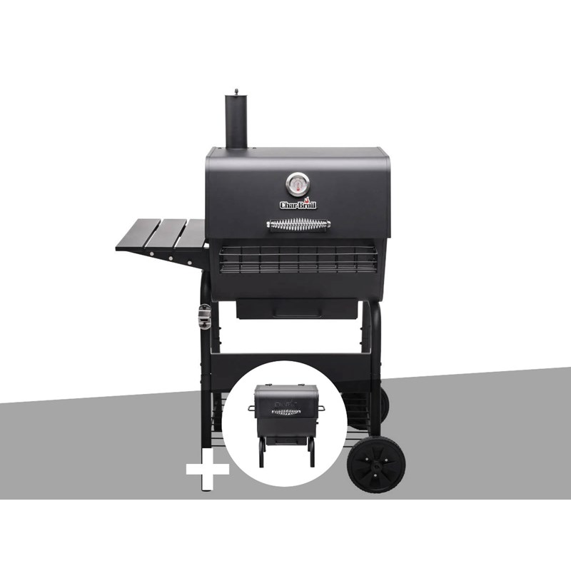 CHAR BROIL Barbecue &agrave; charbon charcoal m + charcoal 2go offset-smoker - char-broil