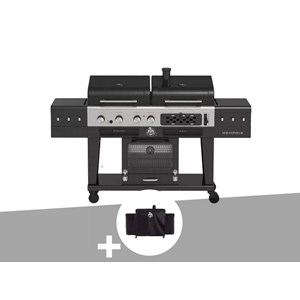 Barbecue hybride memphis ultimate version 2,0 + housse de protection - pit boss