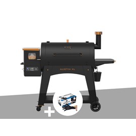 Barbecue à pellets onyx augustin xl 1000 + 50 gants alimentaire - pit boss