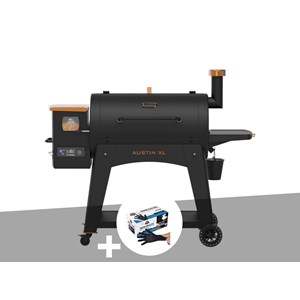 Barbecue à pellets onyx augustin xl 1000 + 50 gants alimentaire - pit boss