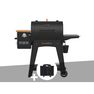 Barbecue à pellets onyx classic 700 + housse  - pit boss