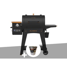 Barbecue à pellets onyx classic 700 + 6 seaux jetable  - pit boss