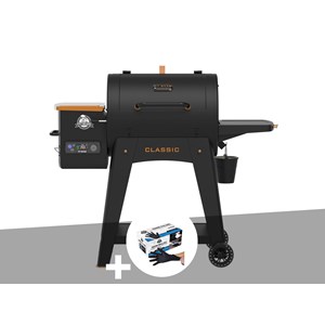 Barbecue à pellets onyx classic 700 + 50 gants alimentaire  - pit boss